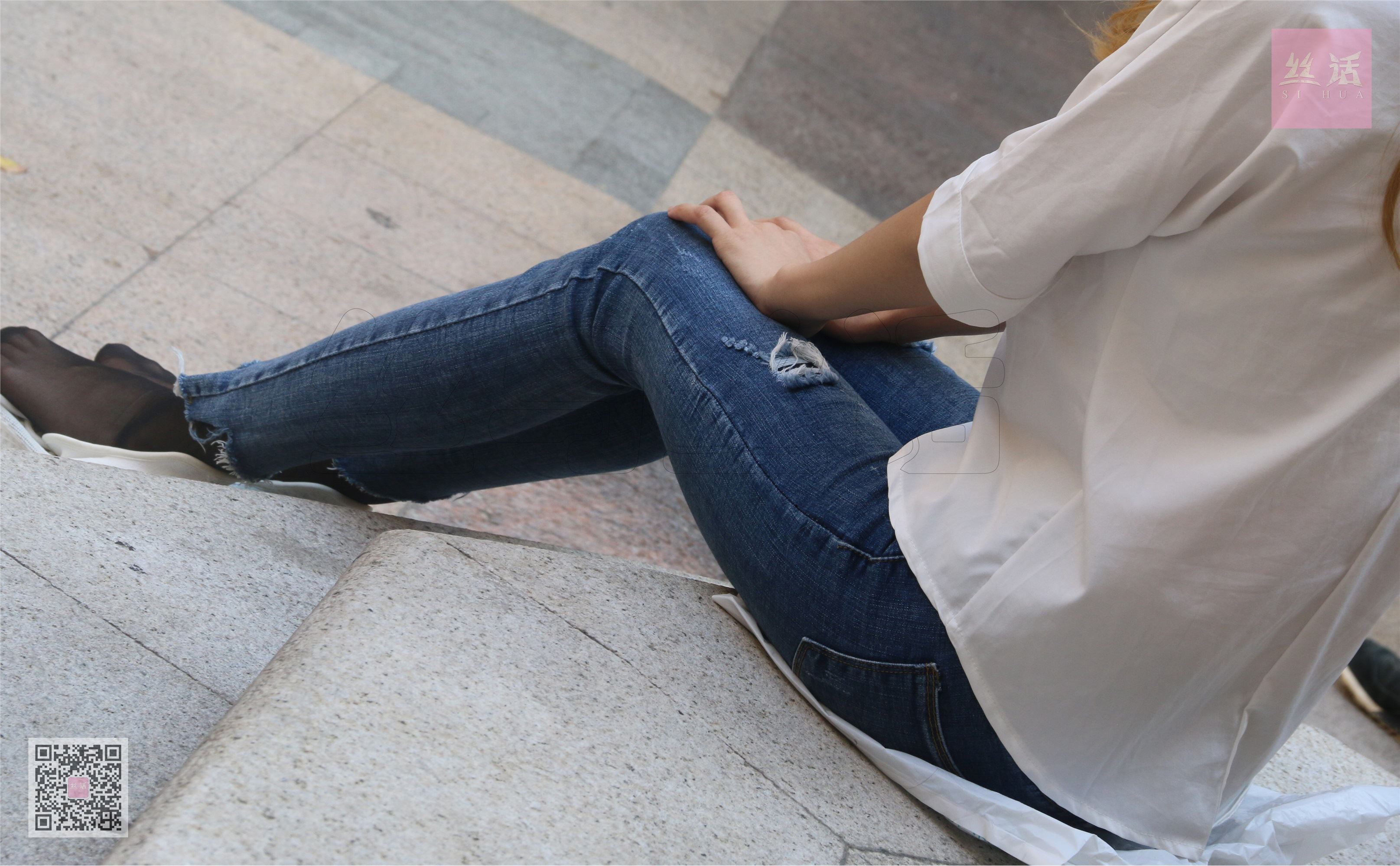 SiHua思话  SH006 婧娴 步行街偶遇库里斯